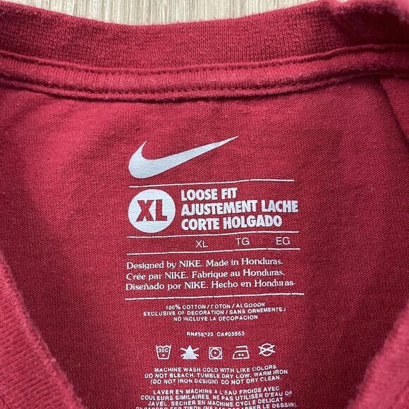 Houston Astros Shirt Mens XL Red MLB Baseball Nike Genuine Merchandise - Picture 5 of 10